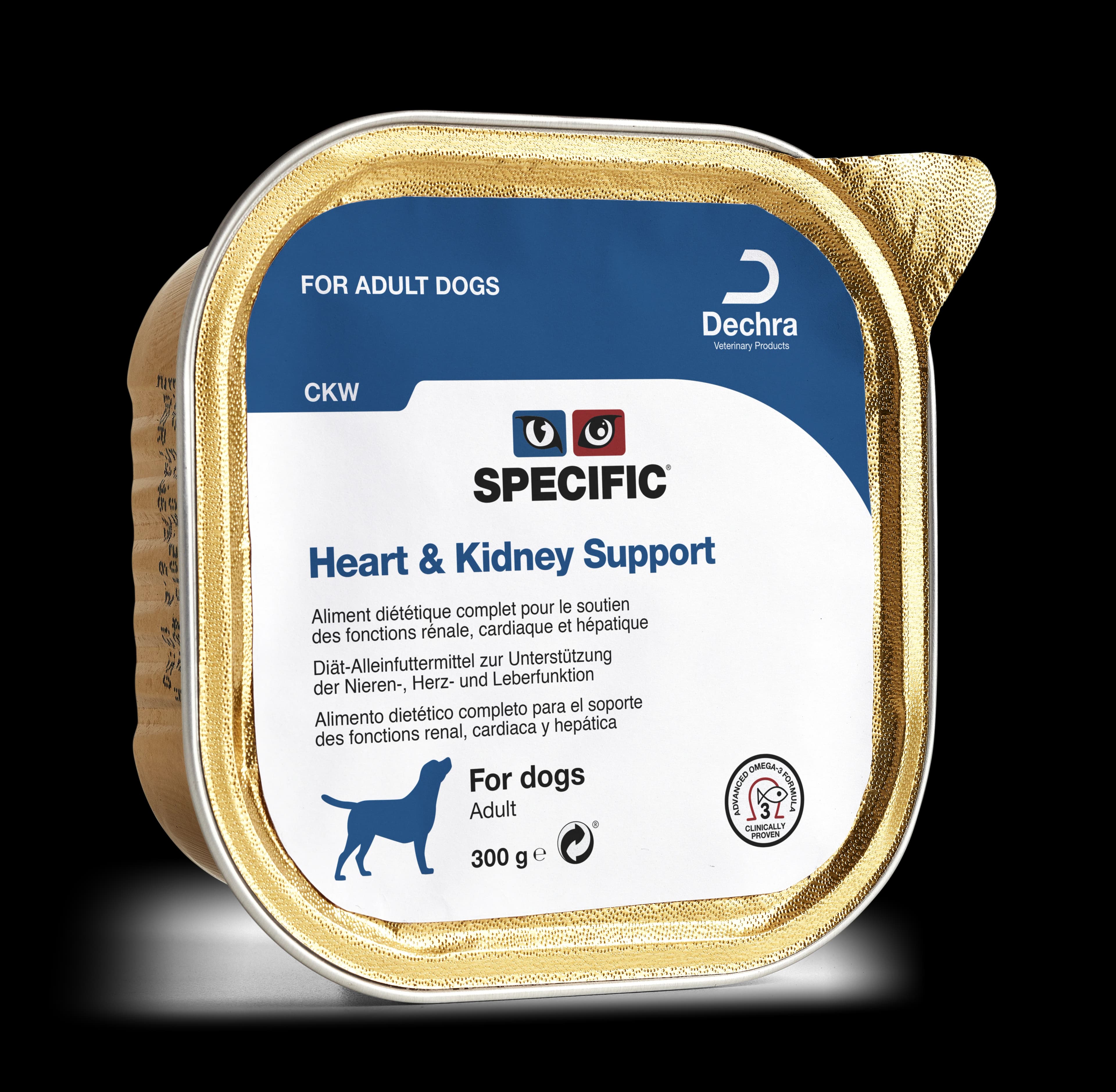 CKW HEART & KIDNEY SUPPORT (низькобілкова дієта при хронічній нирковій недостатності, серцевій недостатності, хворобах печінки та лікування сечокам'яної хвороби) 300 г