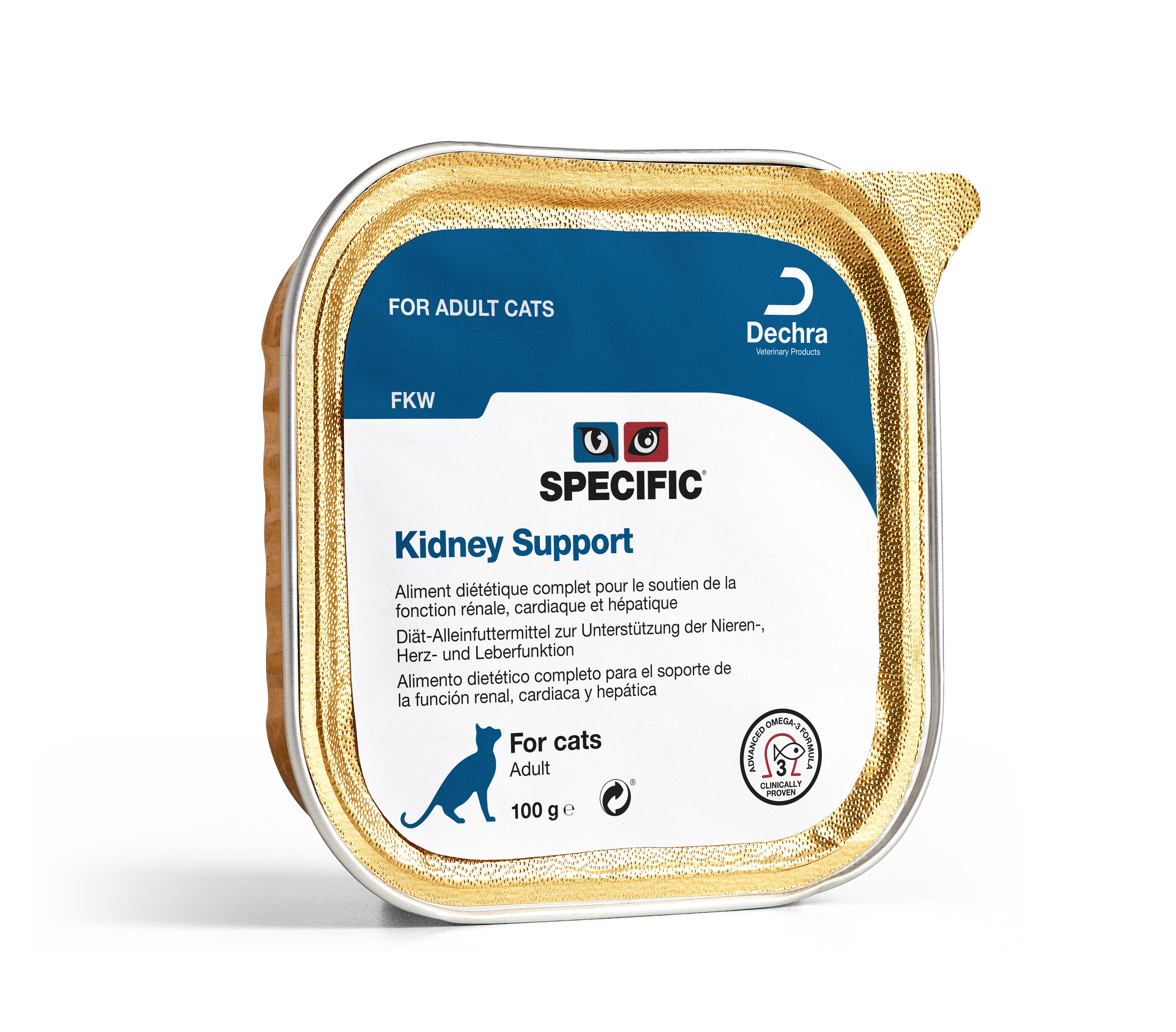 FKW Kidney Support (низькобілкова дієта при хронічній нирковій недостатності, серцевій недостатності, хворобах печінки та лікування сечокам'яної хвороби) 100 г